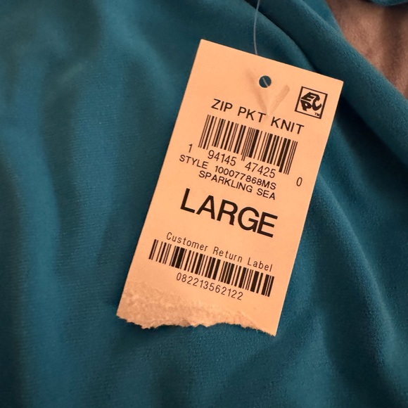 Blue Long Sleeve Women's Top - Picture 4 of 4